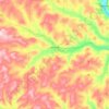 Town of Woodhull topographic map, elevation, terrain