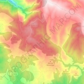 Lamalonga topographic map, elevation, terrain