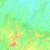 Balod topographic map, elevation, terrain