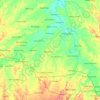 Kikim Tengah topographic map, elevation, terrain