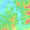 Limeira Baixa topographic map, elevation, terrain