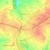 Dovzhansk topographic map, elevation, terrain