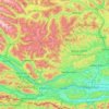 Gurktaler Alpen topographic map, elevation, terrain