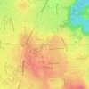 Oak Hills topographic map, elevation, terrain