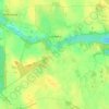 Lusówko topographic map, elevation, terrain