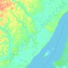 Itaubal topographic map, elevation, terrain