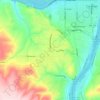 Clarkston Heights-Vineland topographic map, elevation, terrain