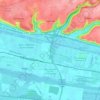 Rogerville topographic map, elevation, terrain