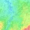 Wellen topographic map, elevation, terrain