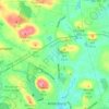 Back River topographic map, elevation, terrain