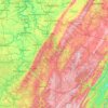 Youghiogheny River topographic map, elevation, terrain