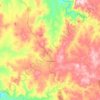 Nimmitabel topographic map, elevation, terrain