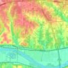 Edwardsville topographic map, elevation, terrain