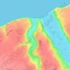 Veulettes-sur-Mer topographic map, elevation, terrain