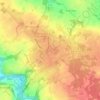 Lanvollon topographic map, elevation, terrain