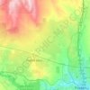 Pueblo West topographic map, elevation, terrain