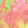 Walls Of Jerusalem topographic map, elevation, terrain