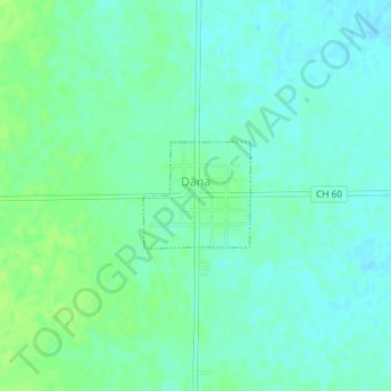 Dana topographic map, elevation, terrain