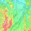 Miaoli City topographic map, elevation, terrain