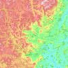 Araraí topographic map, elevation, terrain