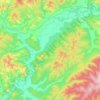 Балягинское сельское поселение topographic map, elevation, terrain