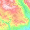 Castilblanco de los Arroyos topographic map, elevation, terrain