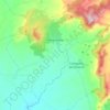 Herguijuela topographic map, elevation, terrain