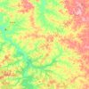 Novo Horizonte do Norte topographic map, elevation, terrain
