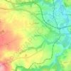 Grâces topographic map, elevation, terrain