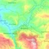 Bougaa topographic map, elevation, terrain