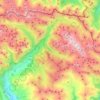 Benasque/Benás topographic map, elevation, terrain