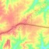 Diggins topographic map, elevation, terrain