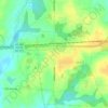 Rochelle topographic map, elevation, terrain