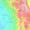 Giant Sequoia National Monument topographic map, elevation, terrain