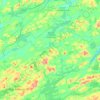 Sargent Ponds Wild Forest topographic map, elevation, terrain