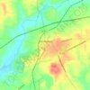 Greencastle topographic map, elevation, terrain