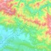 Katari topographic map, elevation, terrain