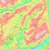 镇康县 topographic map, elevation, terrain