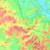 Hocking Township topographic map, elevation, terrain