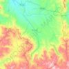 Ocoruro topographic map, elevation, terrain