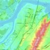 广阳镇 topographic map, elevation, terrain