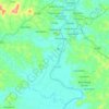Cruzeiro do Sul topographic map, elevation, terrain