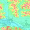 Town of Buena Vista topographic map, elevation, terrain