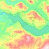 Riffe Lake topographic map, elevation, terrain