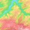 Altstrimmig topographic map, elevation, terrain