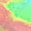 Kashgar Prefecture topographic map, elevation, terrain
