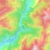 Duranus topographic map, elevation, terrain