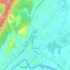Girardot topographic map, elevation, terrain