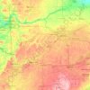 Grand River topographic map, elevation, terrain