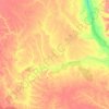 Верхневилюйский улус topographic map, elevation, terrain